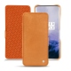 가죽 커버 OnePlus 7 Pro - Mandarine vintage ( Pantone 165C ) 