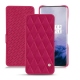 Lederschutzhülle OnePlus 7 Pro - Rose fluo - Couture