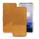 OnePlus 7 Pro leather case - Or Maïa ( Pantone 871C ) 