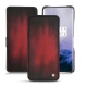 Housse cuir OnePlus 7 Pro - Rouge Patine