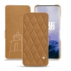 Housse cuir OnePlus 7 Pro - Castan esparciate - Couture