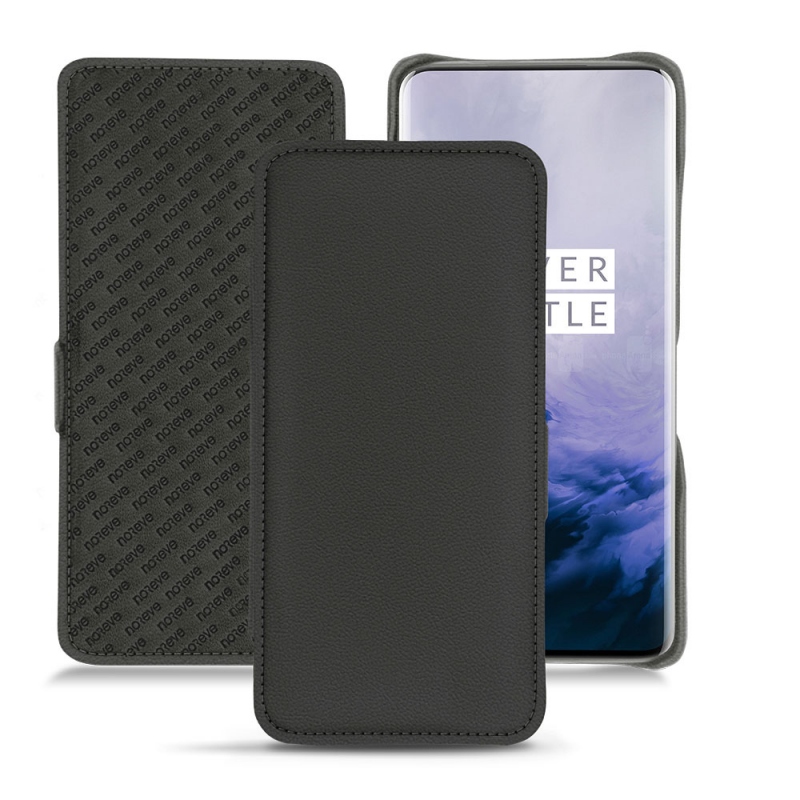 OnePlus 7 Pro leather case - Noir PU