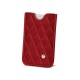 Bolsa para bilhetes de metro - Rouge - Couture ( Nappa - Pantone 199C ) 