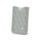 Bolsa para bilhetes de metro - Gris - Couture ( Nappa - Pantone W428C ) 
