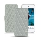 Housse cuir Apple iPod touch (2019) - Gris - Couture ( Nappa - Pantone W428C ) 