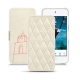 Apple iPod touch (2019) leather case - Blanc escumo - Couture