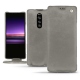 Capa em pele Sony Xperia 1 - Acier vintage ( Pantone 403C ) 