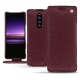Capa em pele Sony Xperia 1 - Lie de vin ( Pantone 5115C ) 