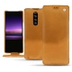 Sony Xperia 1 leather case - Or Maïa ( Pantone 871C ) 