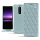 Funda de piel Sony Xperia 1 - Bleu ciel - Couture ( Nappa - Pantone 277C ) 