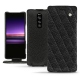 Custodia in pelle Sony Xperia 1 - Ebène - Couture ( Sleek P C12 - Black ) 