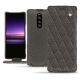 Capa em pele Sony Xperia 1 - Anthracite - Couture ( Pantone 424C ) 