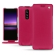 Housse cuir Sony Xperia 1 - Rose fluo