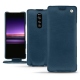 Housse cuir Sony Xperia 1 - Blu mediterran