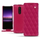 Sony Xperia 1 leather case - Rose fluo - Couture