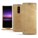 Sony Xperia 1 leather case - Serpent sabbia