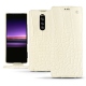 Sony Xperia 1 leather case - Crocodile milk
