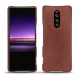 レザーケース Sony Xperia 1 - Passion vintage ( Glutton - Red ) 