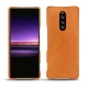 レザーケース Sony Xperia 1 - Mandarine vintage ( Pantone 165C ) 