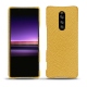 Sony Xperia 1 leather cover - Mimosa ( Pantone 141C ) 