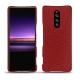 Sony Xperia 1 leather cover - Tomate ( Pantone 187C ) 
