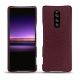 Funda de piel Sony Xperia 1 - Lie de vin ( Pantone 5115C ) 