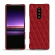 Lederschutzhülle Sony Xperia 1 - Rouge - Couture ( Nappa - Pantone 199C ) 