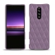 Lederschutzhülle Sony Xperia 1 - Lilas - Couture ( Nappa - Pantone 2645U ) 