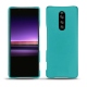 Funda de piel Sony Xperia 1 - Bleu fluo