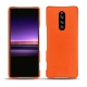 レザーケース Sony Xperia 1 - Orange fluo