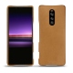 Sony Xperia 1 leather cover - Castan esparciate