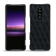Lederschutzhülle Sony Xperia 1 - Dark vintage - Couture