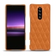 Sony Xperia 1 leather cover - Mandarine vintage - Couture