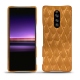 Coque cuir Sony Xperia 1 - Or Maïa - Couture