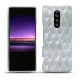Lederschutzhülle Sony Xperia 1 - Platinium - Couture