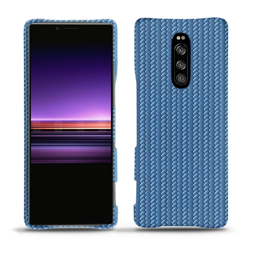 Custodia in pelle Sony Xperia 1Abaca ishia ( Pantone #395775 ) 