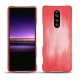 Sony Xperia 1 leather cover - Rose Patine