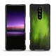 Funda de piel Sony Xperia 1 - Vert Patine