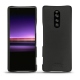 Sony Xperia 1 leather cover - Noir PU