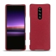 Lederschutzhülle Sony Xperia 1 - Rouge passion