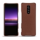 Funda de piel Sony Xperia 1 - Marron délicat