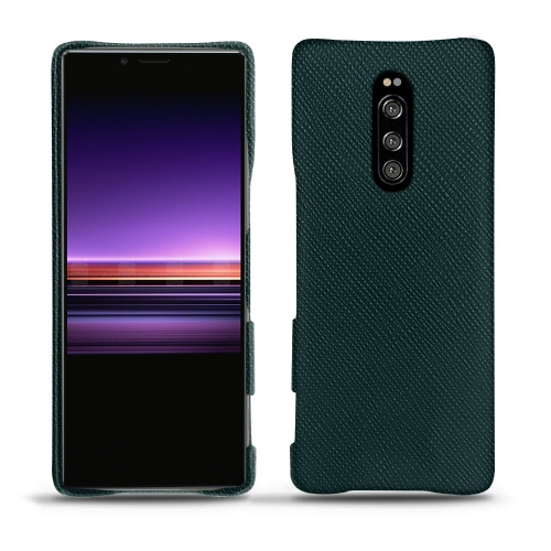 Protections de qualité (coques, housses, étuis) pour Sony Xperia 1 par NoreveVert séduisant ( Pantone #1d3c34 ) 