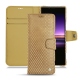Housse cuir Sony Xperia 1