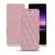 Funda de piel Sony Xperia 1 - Rose - Couture ( Nappa - Pantone 2365C ) 