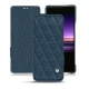 Sony Xperia 1 leather case - Indigo - Couture ( Pantone 303U ) 
