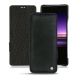 Capa em pele Sony Xperia 1 - Dark vintage ( Roughtcut - Black#5256 ) 