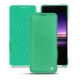 Housse cuir Sony Xperia 1 - Menthe vintage ( Pantone 562C ) 
