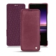 Housse cuir Sony Xperia 1 - Prune vintage ( Pantone 512C ) 