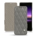 Housse cuir Sony Xperia 1 - Acier vintage - Couture