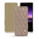 Housse cuir Sony Xperia 1 - Taupe vintage - Couture